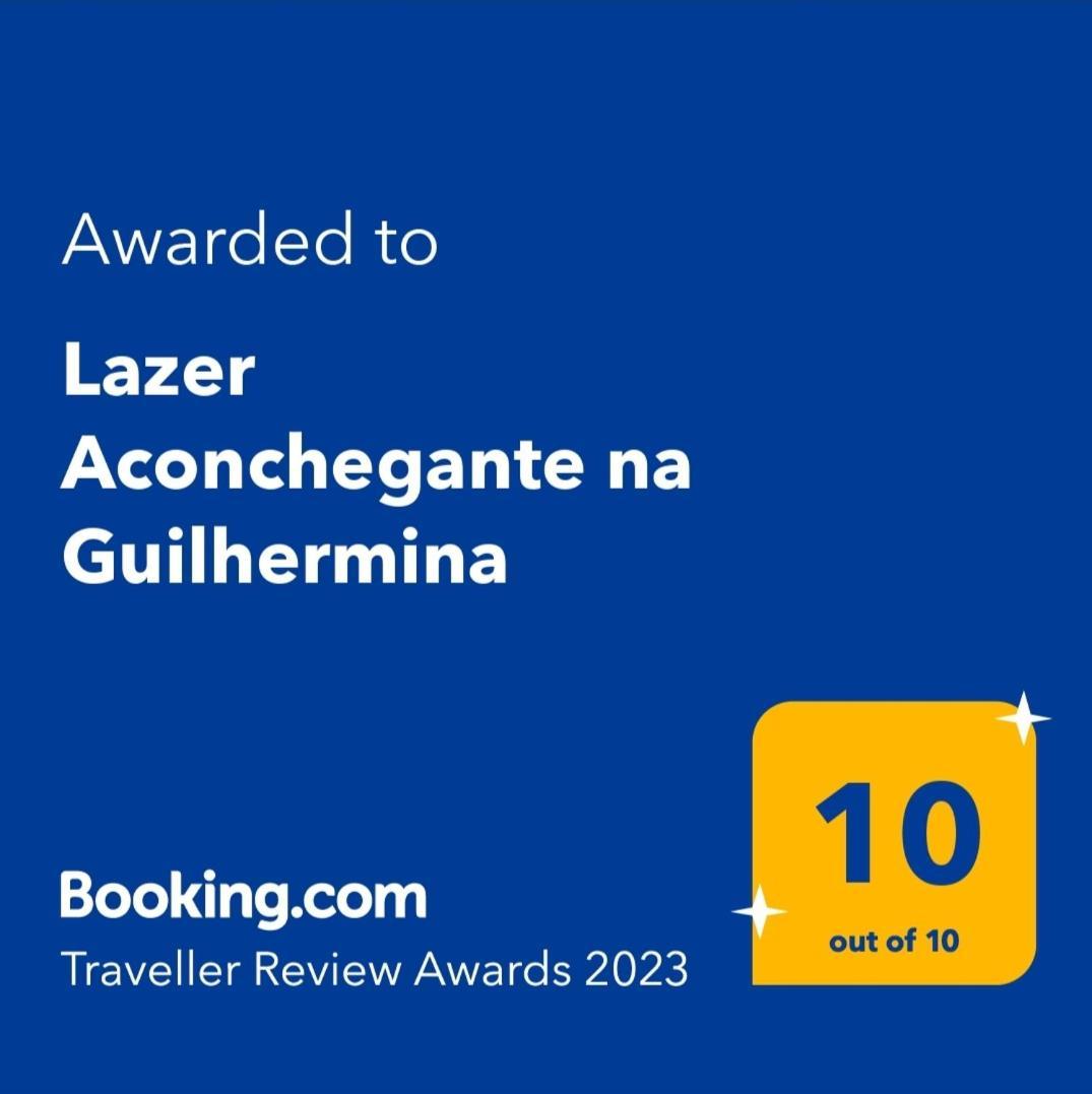 Lazer Aconchegante Na Guilhermina Praia Grande  Eksteriør bilde